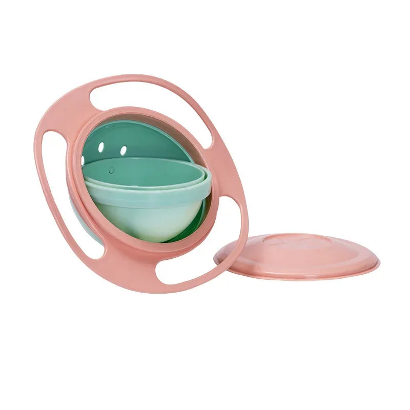 Spill Proof Feeding Dishes Baby Training Rotary Balance | Yazijico™