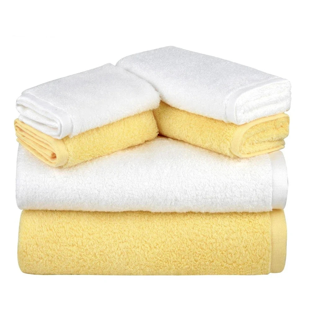 Luxury Bath Towel Set,2 Large Bath Towels Cotton  | Yazijico™