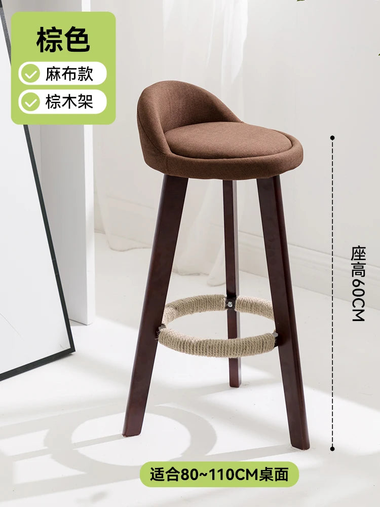 Bar chair home high stool bar high chair cashier | Yazijico™