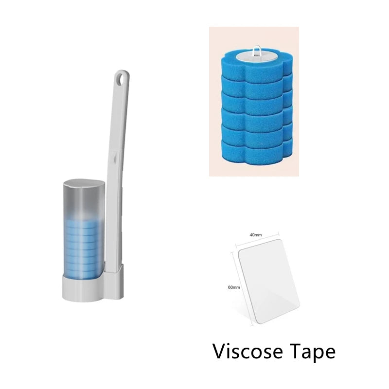 Toilet Brush Wall-Mounted Cleaning Tool | Yazijico™