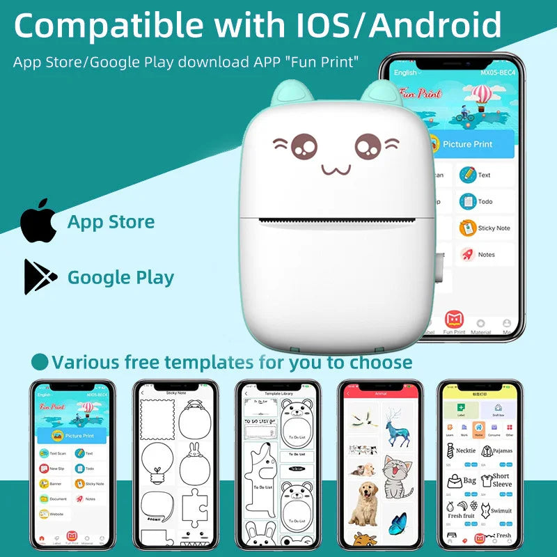 Yazijico™ Printer Photo Pocket  MINI CAT - Yazijico™