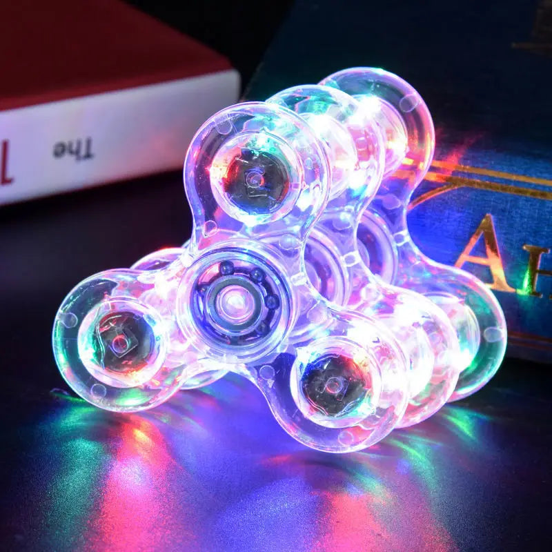 Crystal Luminous Fidget Spinner Hand | Yazijico™
