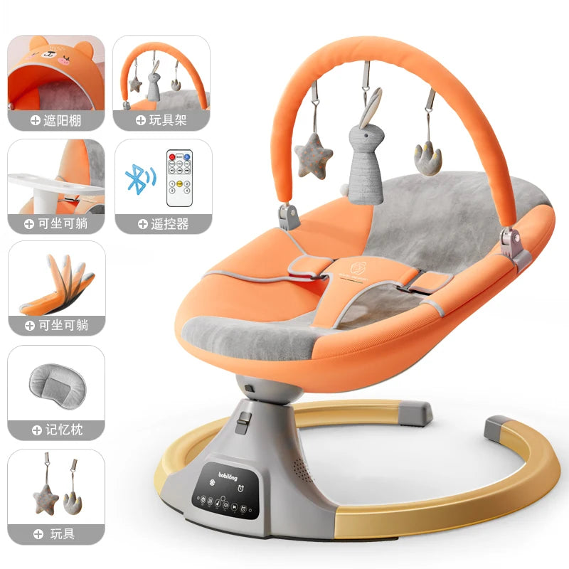 Newborn Baby Electric Rocking Chair Baby Sleeping | Yazijico™