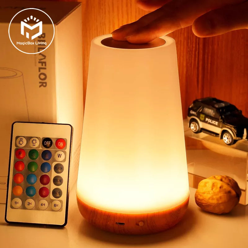 Yazijico™ 13 Color Changing Night Light RGB Remote Control Touch - Yazijico™