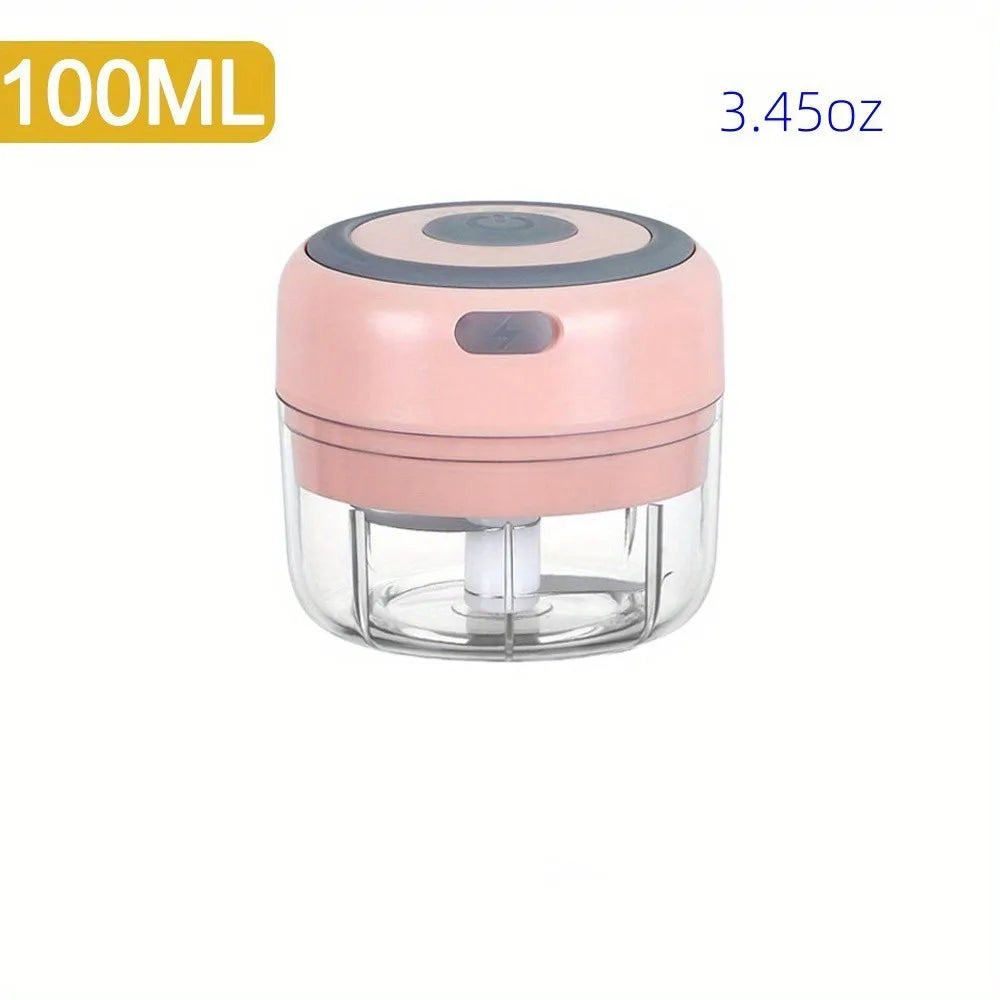 Mini Garlic Chopper - Powerful Meat Grinder And Vegetable Crusher For Quick And Easy Food Prep
