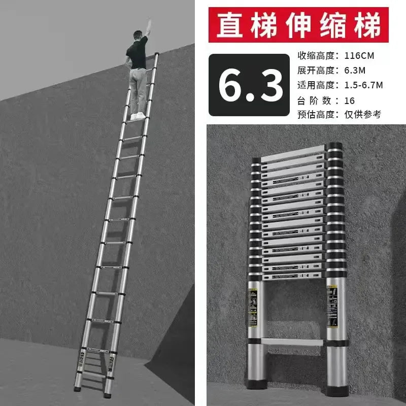 Alloy Telescopic Step Ladder Multi-functional | Yazijico™