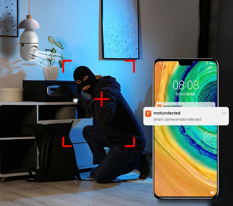 Yazijico™  Surveillance Camera IPTV Night Vision Automatic Human - Yazijico™