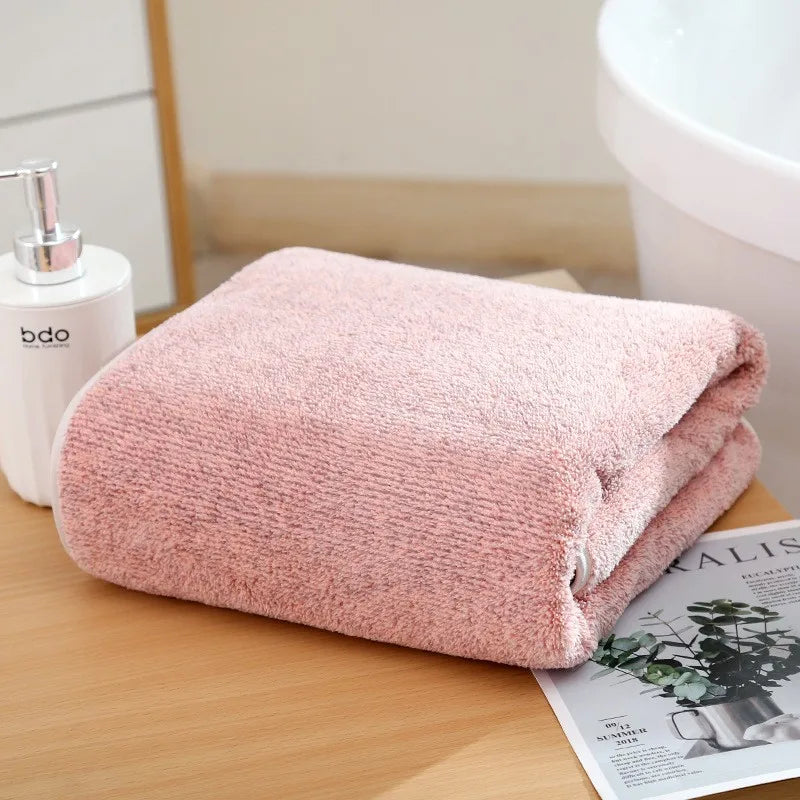 Towel Sets Bamboo Charcoal Coral Velvet Bath  | Yazijico™
