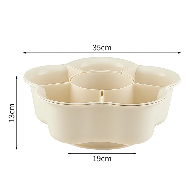 Rotating Kitchen Vegetable Storage Drainer Basket