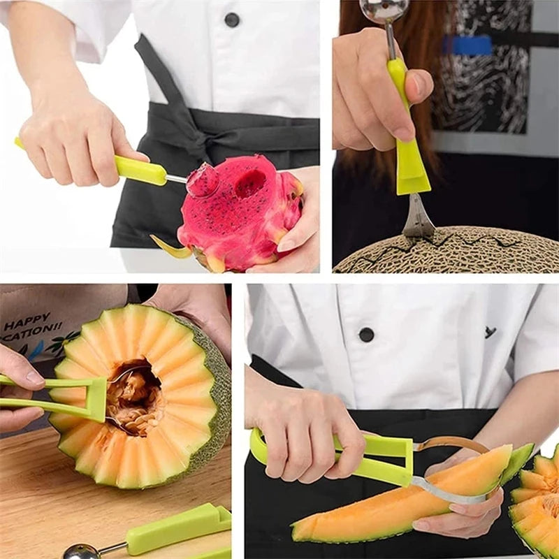 Watermelon Slicer Cutter Scoop Carving Knife | Yazijico™