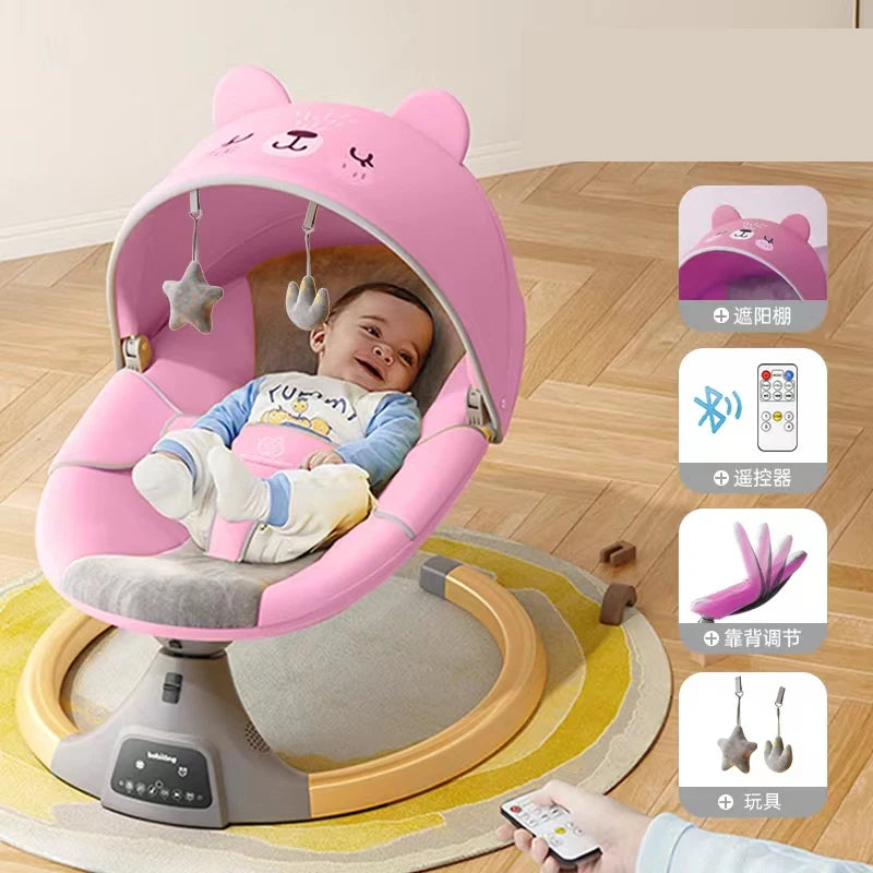 Newborn Baby Electric Rocking Chair Baby Sleeping | Yazijico™