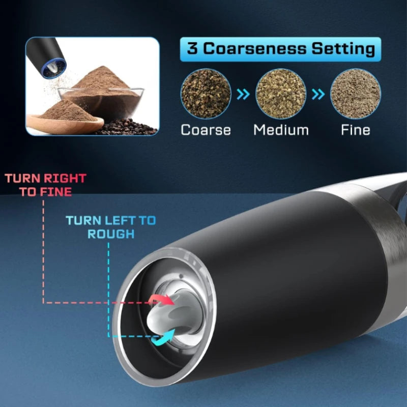 Yazijico™ Gravity Electric Salt and Pepper - Yazijico™