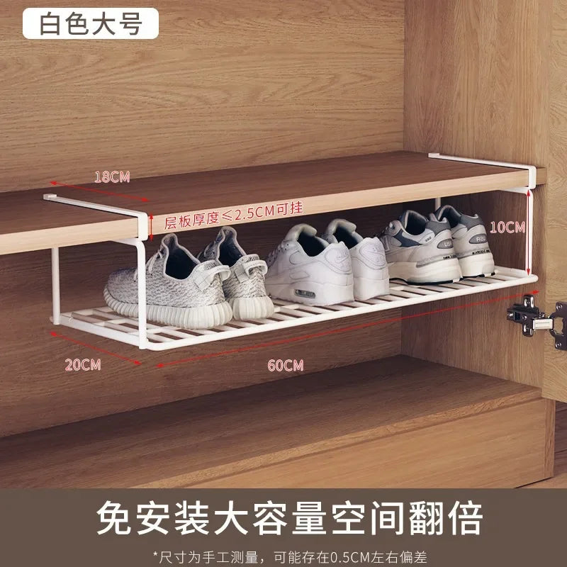 Hanging Net Basket Iron Kitchen Tools Wall Shelf | Yazijico™