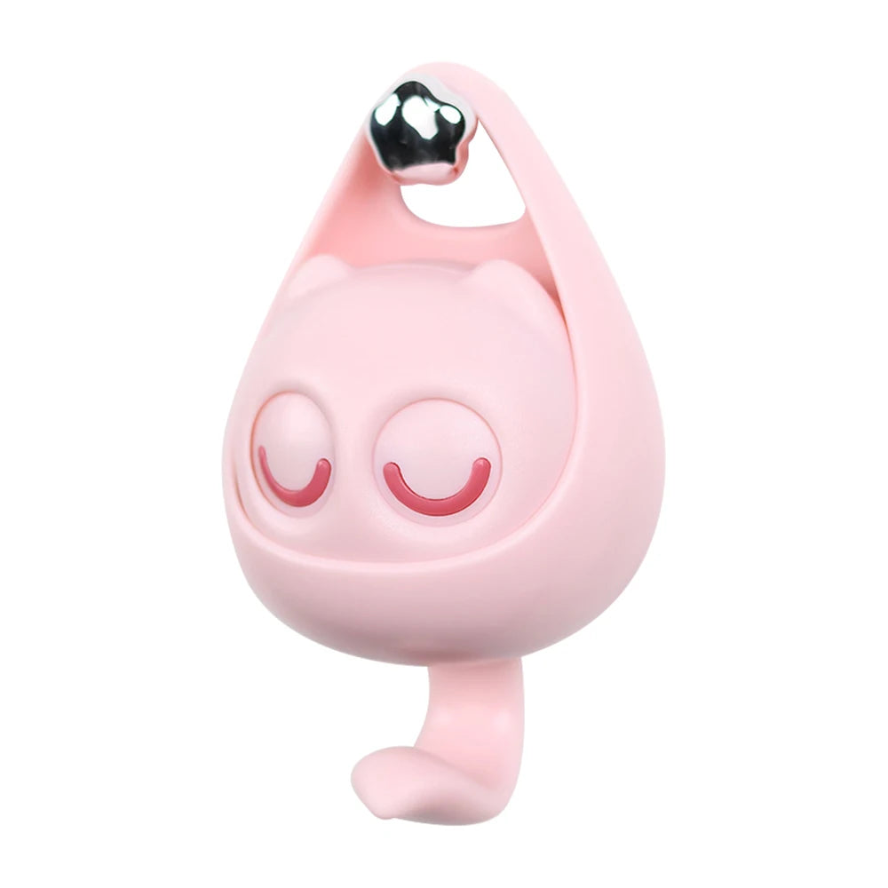 Home Cartoon Creative Cat Hook Cute Macaron Blinking Eyes Punch Free Traceless Hook Coat Hat Sundry Storage Hook