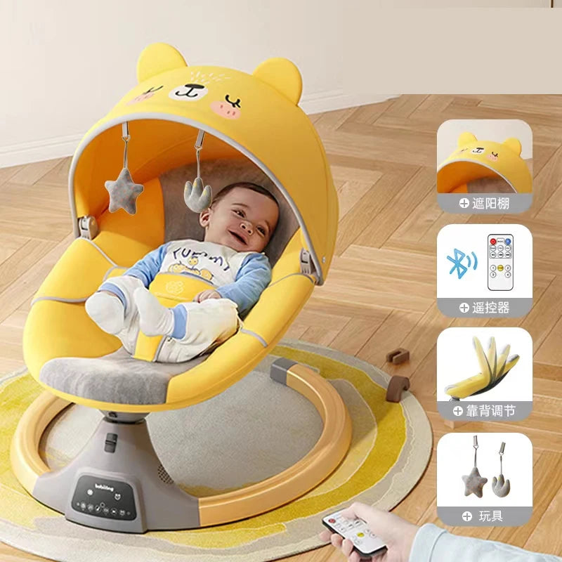 Newborn Baby Electric Rocking Chair Baby Sleeping | Yazijico™
