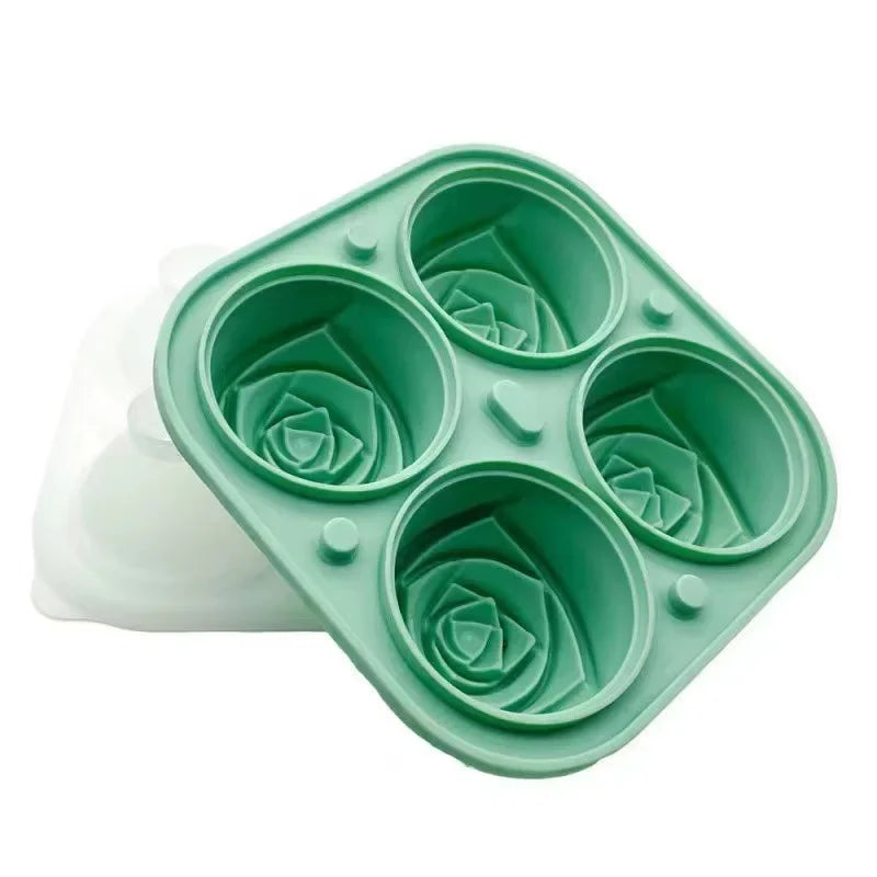 Creative 3D Rose Ice Molds Large Ice Cube | Yazijico™