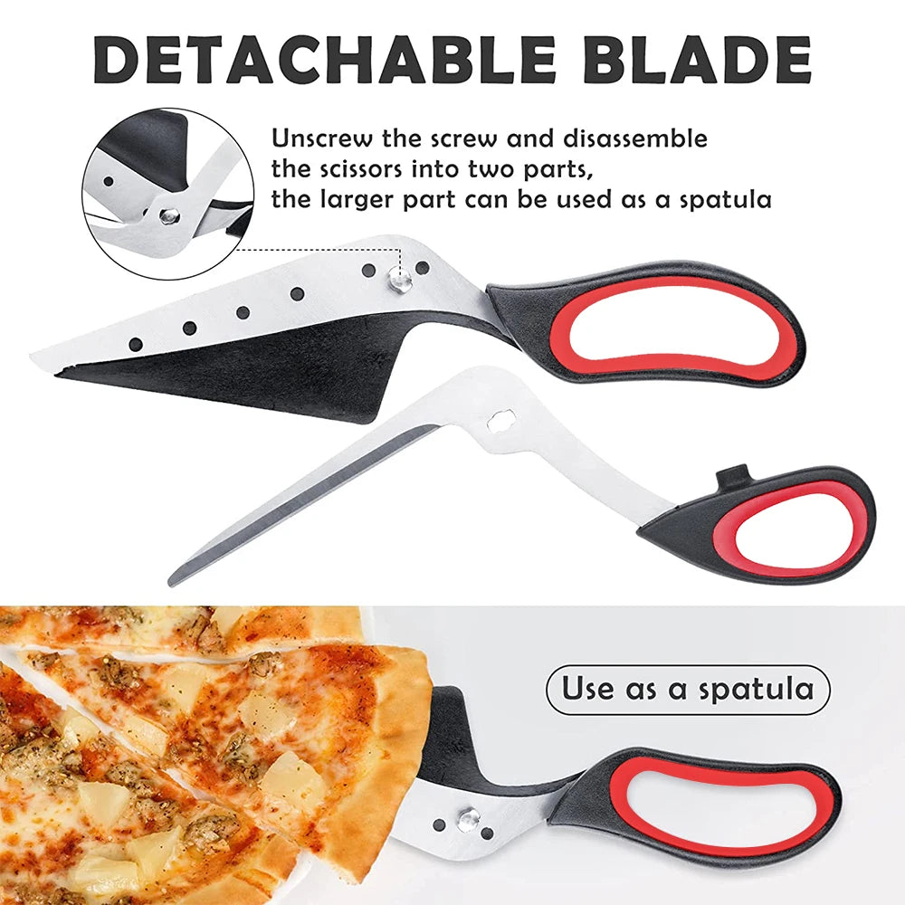 Yazijico™ Professional Pizza Scissors Detachable Sharp - Yazijico™