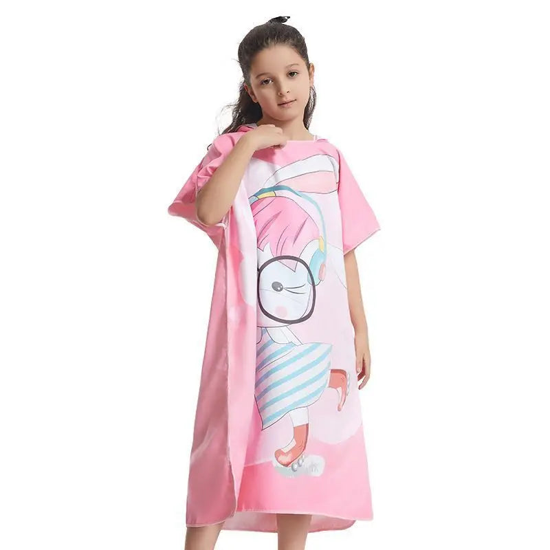 Children's Bath Towel Can Wear Swimming | Yazijico™