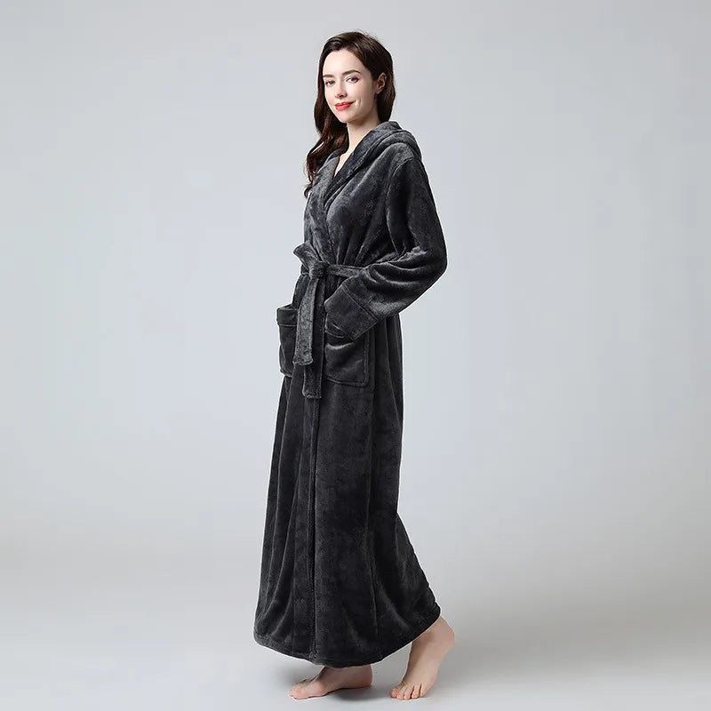 Bathrobe Flannel Dressing Gown Couple  | Yazijico™