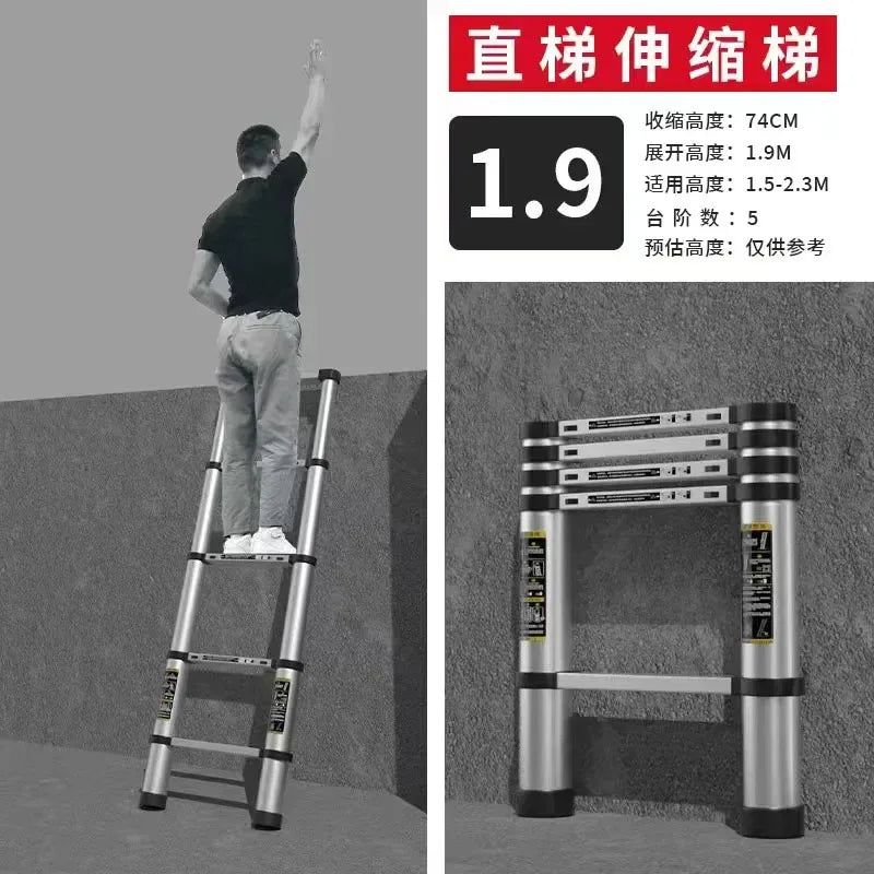 Alloy Telescopic Step Ladder Multi-functional | Yazijico™