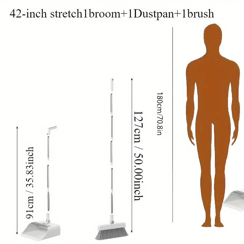 Yazijico™ Thickened Broom Dustpan Floor Brush - Yazijico™
