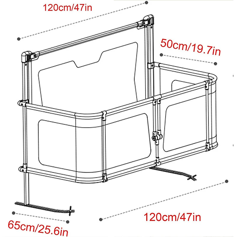 Yazijico™ Baby Bed Guardrail Simple and Lightweight - Yazijico™
