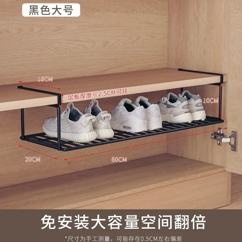 Hanging Net Basket Iron Kitchen Tools Wall Shelf | Yazijico™