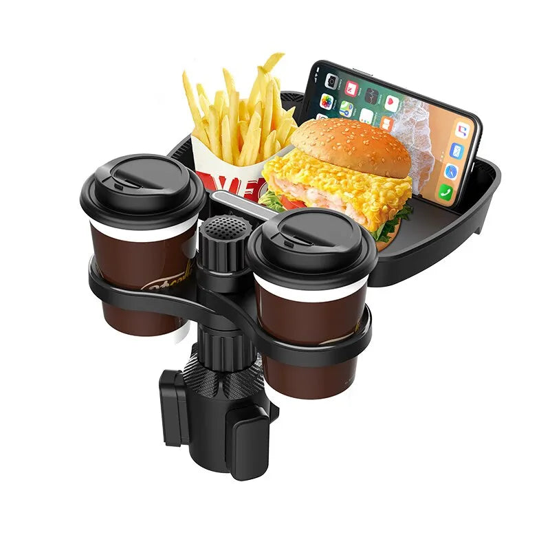 Yazijico™ Dual Cup Holder Expander Adjustable for 360°Rotating - Yazijico™