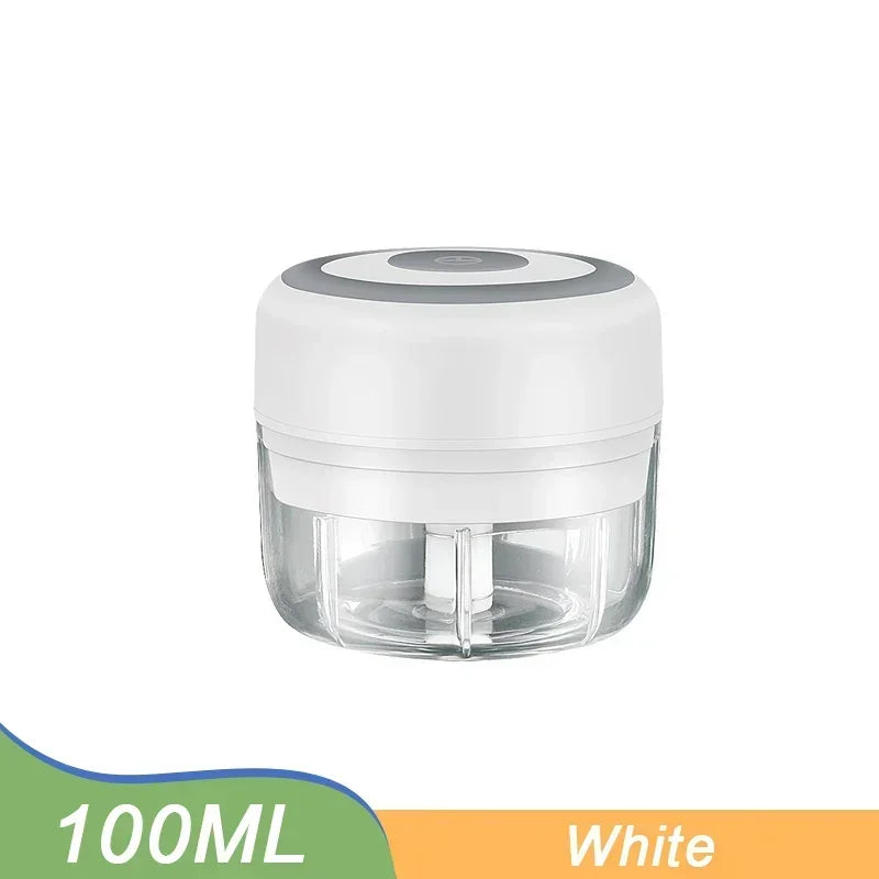 Mini Electric Garlic Chopper Grinder