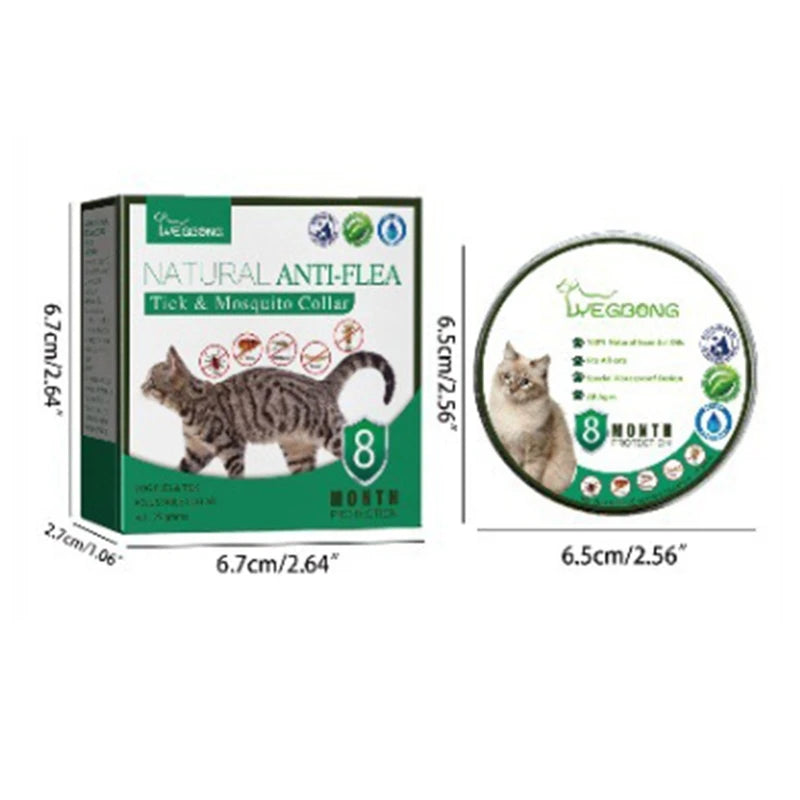Pet Fleas and Ticks Remover Collar Adjustable Mosquitoes Collar | Yazijico™
