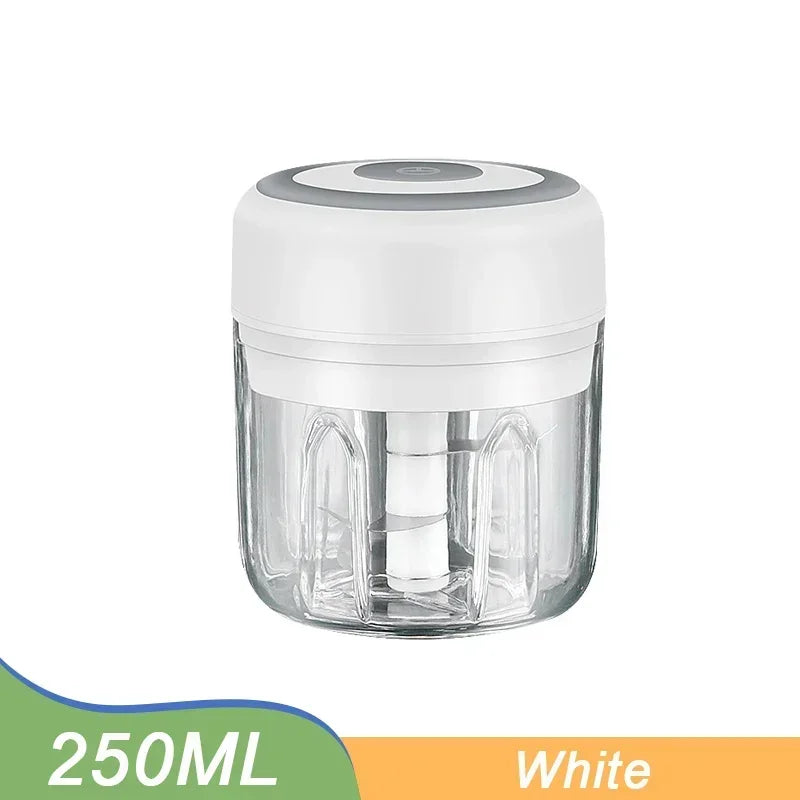 Mini Electric Garlic Chopper Grinder