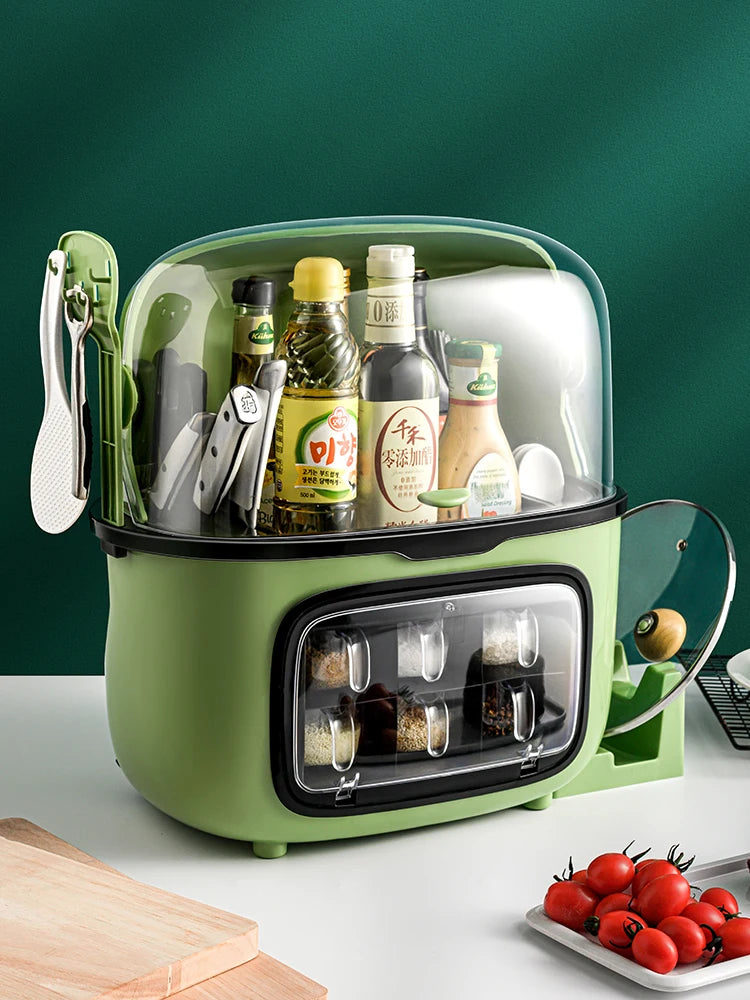 Seasoning Storage Box Knife Holder | Yazijico™