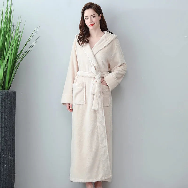 Bathrobe Flannel Dressing Gown Couple  | Yazijico™