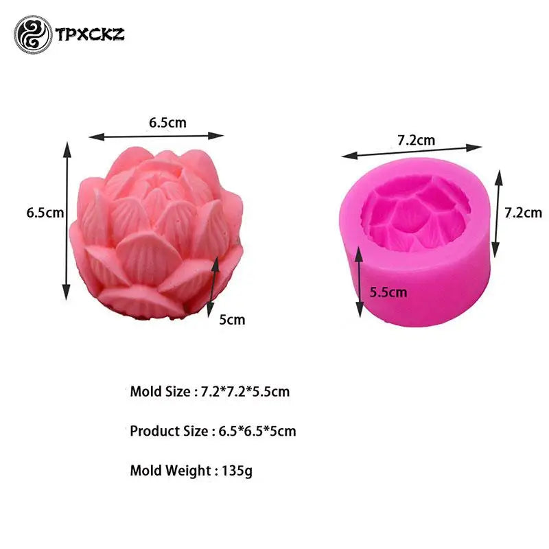 Moule en silicone pour bougie d’aromathérapie | Yazijico™