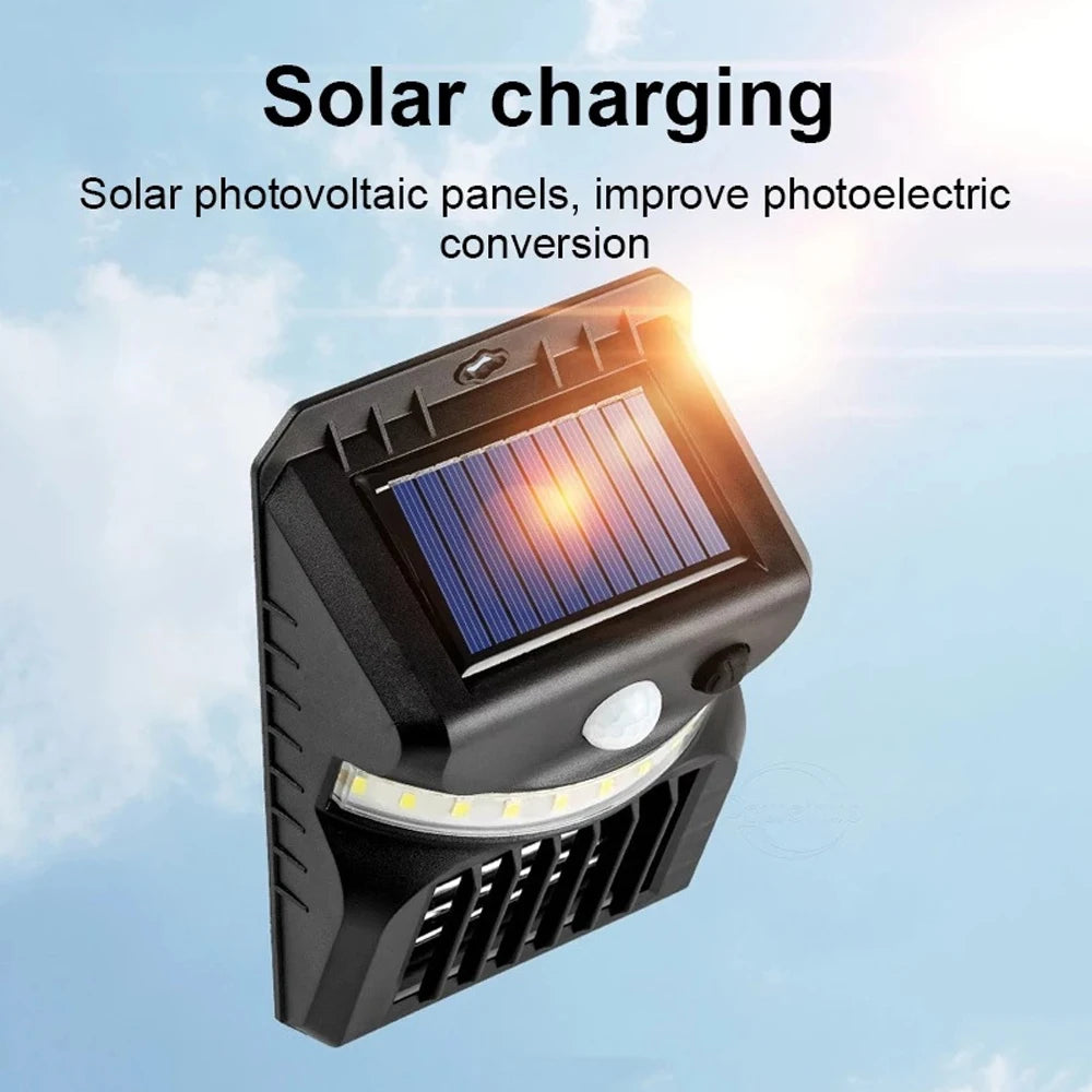 Outdoor Wall Lamp Solar Powered LED Wall Light | Yazijico™