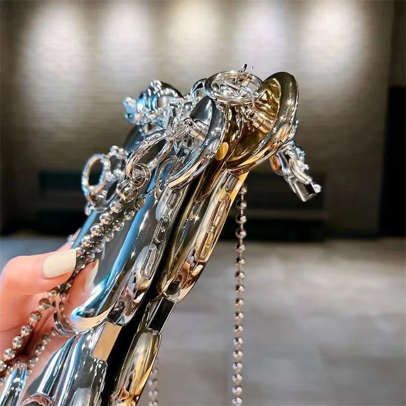 Cute Bear Pendant Phone Case Cover | Yazijico™