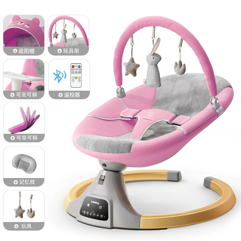 Newborn Baby Electric Rocking Chair Baby Sleeping | Yazijico™