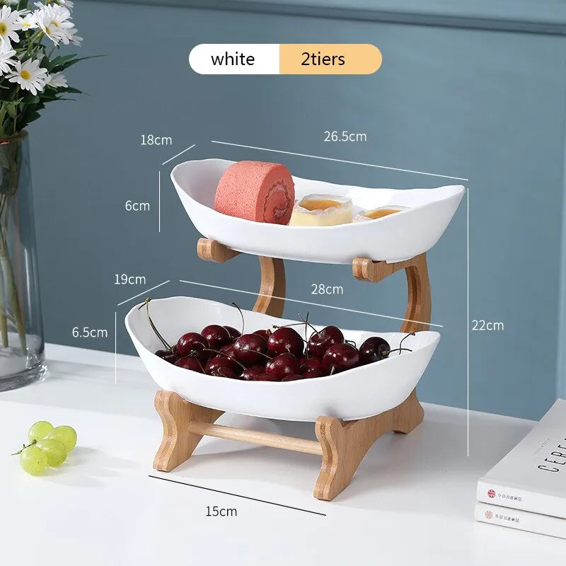 Table Plates Dinnerware Kitchen Fruit Bowl | Yazijico™