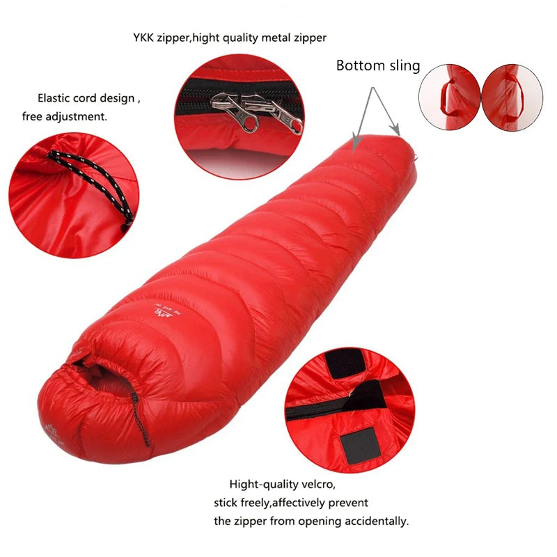 Low Temperature Thermal White Duck Down Fall and Winter