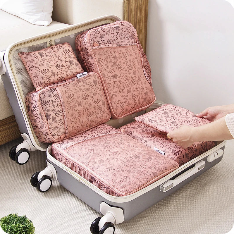 Yazijico™  6pcs Travel Storage Organizer Bags Portable - Yazijico™