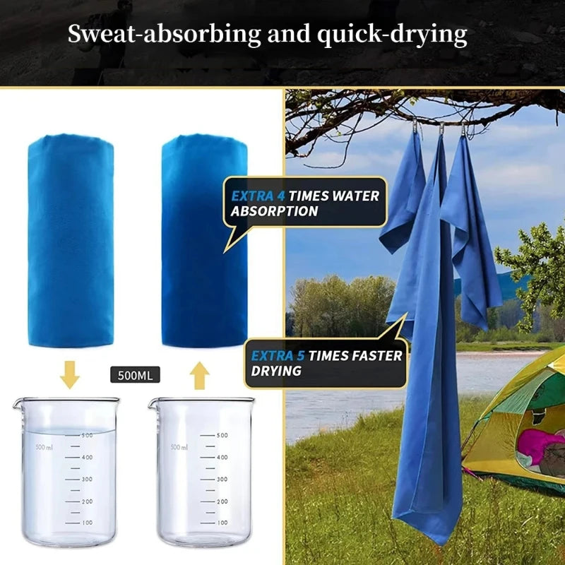 Quick-Drying Sports Towel Beach Washcloth | Yazijico™