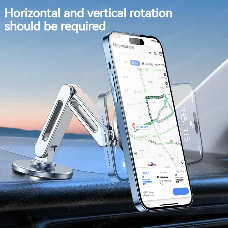 Yazijico™ Magnetic Car Phone Holder Alloy 360 Rotation - Yazijico™