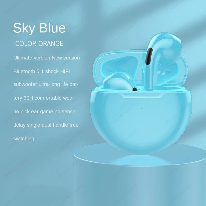 Smart Headphone Bluetooth Earphones Mini Pods