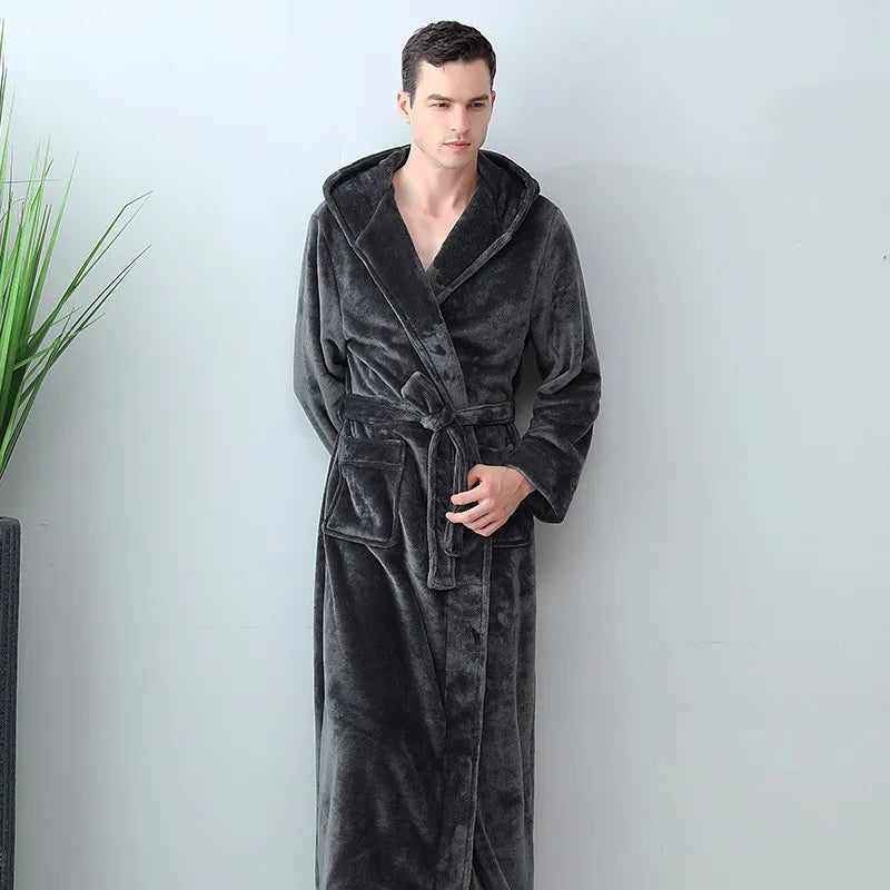Bathrobe Flannel Dressing Gown Couple  | Yazijico™