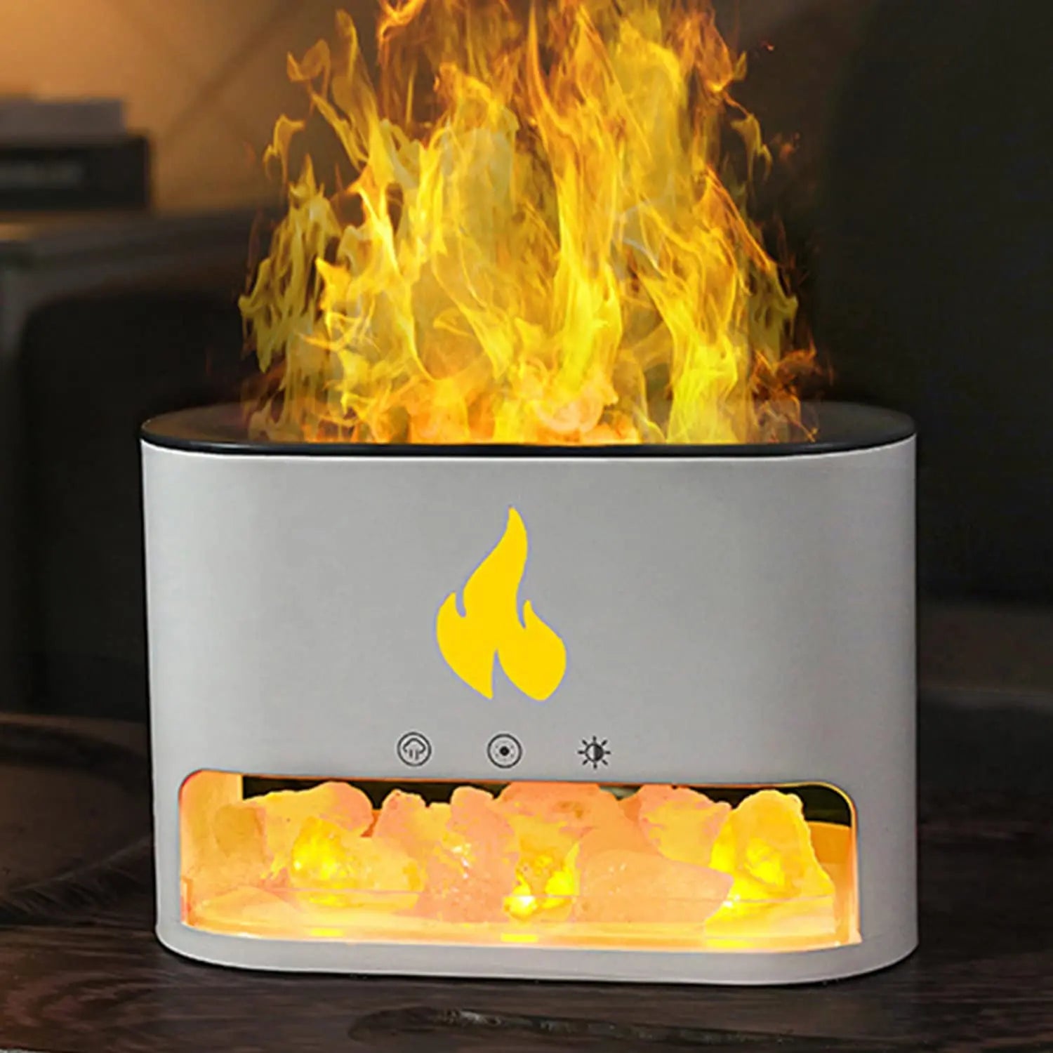 Fireplace Flame Crystal Salt Aromatherapy | Yazijico™