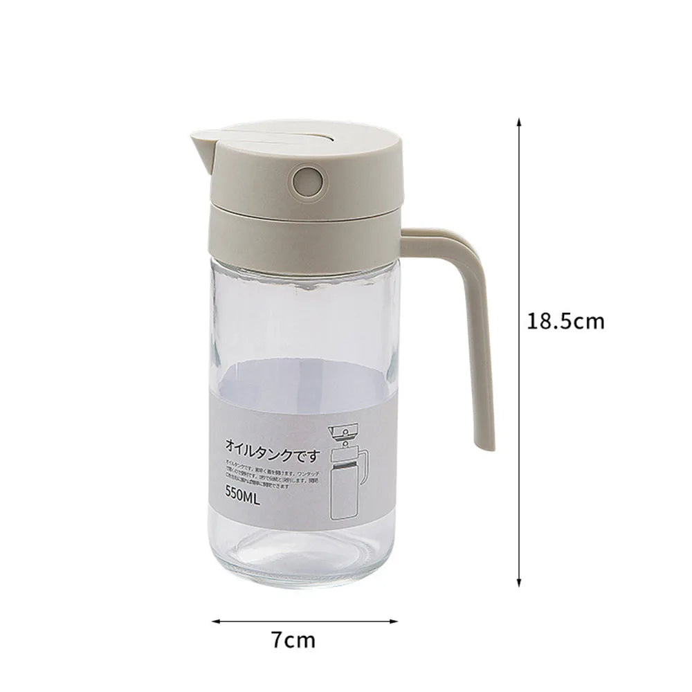 Automatic Press Seasoning Bottle Anti-leak Refillable  Oil  | Yazijico™