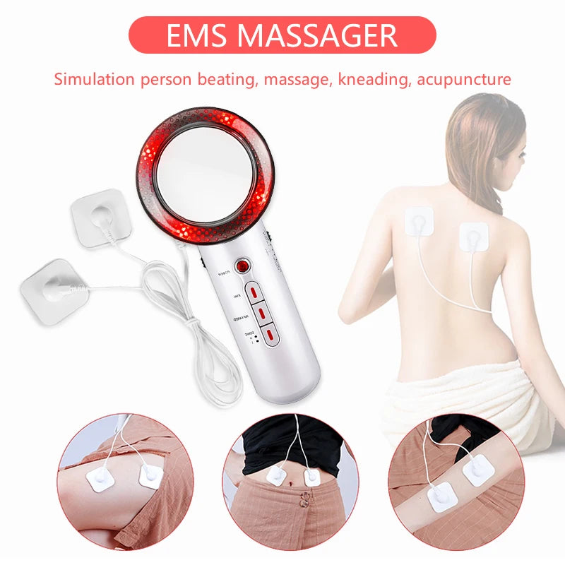 Ultrasonic 3 in 1 Cavitation EMS Slimming Massager | Yazijico™