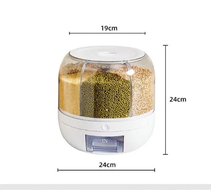 360 Degree Rotating Rice Dispenser | Yazijico™