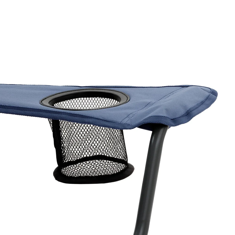 Sand Island Shaded Canopy Camping Chair with Cup Holders Outdoor Portable Foldable Chair