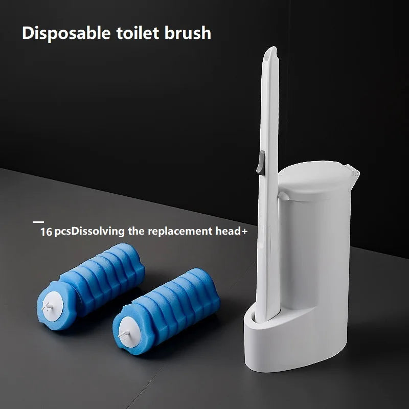 Disposable Toilet Brush With Cleaning Liquid | Yazijico™
